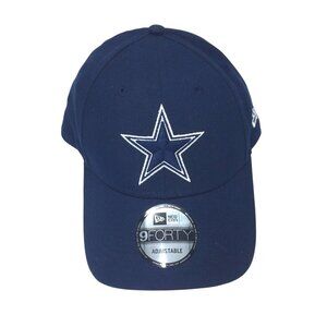 Dallas Cowboys New Era NFL Navy Star 9FORTY Adjustable Strapback Baseball Cap